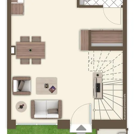 Апартаменты Ferienreihenhaus 